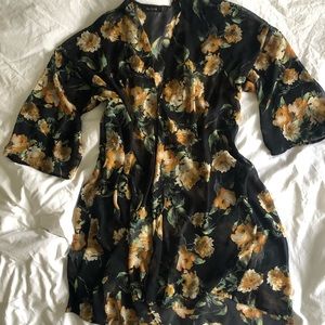 Floral kimono
